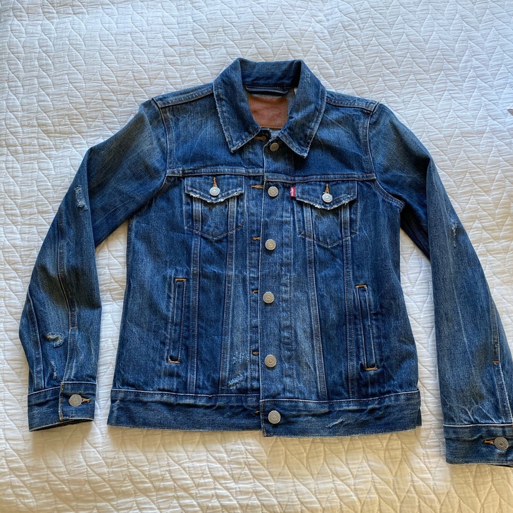Levi’s Distressed Denim Jacket
